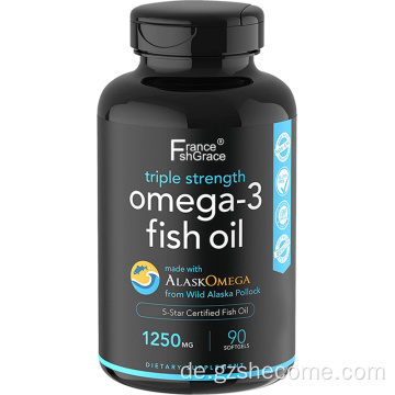 Omega Softgele Heart Health Omega3 Fischöl -Supplement